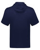 Holloway Adult Ventura Soft Knit Short Sleeve Hoodie navy ModelBack