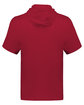 Holloway Adult Ventura Soft Knit Short Sleeve Hoodie scarlet ModelBack