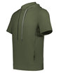 Holloway Adult Ventura Soft Knit Short Sleeve Hoodie olive ModelQrt