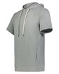 Holloway Adult Ventura Soft Knit Short Sleeve Hoodie grey heather ModelQrt