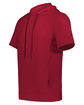 Holloway Adult Ventura Soft Knit Short Sleeve Hoodie scarlet ModelQrt