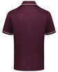 Holloway Adult Performance Polo Powered by Coolcore maroon/ white ModelBack