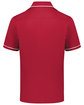 Holloway Adult Performance Polo Powered by Coolcore scarlet/ white ModelBack