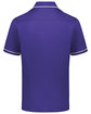 Holloway Adult Performance Polo Powered by Coolcore purple/ white ModelBack