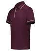 Holloway Adult Performance Polo Powered by Coolcore maroon/ white ModelQrt