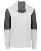 Holloway Adult All-American Team Hoodie wht/ carbon htr ModelBack