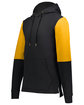 Holloway Adult All-American Team Hoodie black/ gold htr ModelQrt