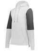 Holloway Adult All-American Team Hoodie wht/ carbon htr ModelQrt