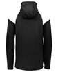 Holloway Adult Limitless Quarter-Zip Hoodie black/ white ModelBack