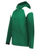 Holloway Adult Limitless Quarter-Zip Hoodie dark green/ wht ModelQrt