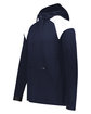 Holloway Adult Limitless Quarter-Zip Hoodie navy/ white ModelQrt