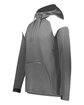 Holloway Adult Limitless Quarter-Zip Hoodie carbon/ white ModelQrt