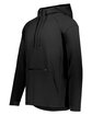 Holloway Adult Limitless Quarter-Zip Hoodie black/ black ModelQrt