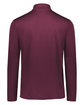 Holloway Adult Prism Bold Quarter-Zip Pullover maroon/ white ModelBack