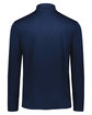 Holloway Adult Prism Bold Quarter-Zip Pullover navy/ white ModelBack