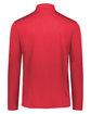 Holloway Adult Prism Bold Quarter-Zip Pullover scarlet/ white ModelBack