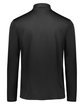 Holloway Adult Prism Bold Quarter-Zip Pullover black/ scarlet ModelBack