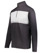 Holloway Adult Prism Bold Quarter-Zip Pullover black/ white ModelQrt