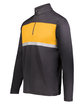 Holloway Adult Prism Bold Quarter-Zip Pullover black/ gold ModelQrt