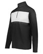 Holloway Adult Prism Bold Quarter-Zip Pullover carbon/ white ModelQrt