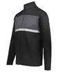 Holloway Adult Prism Bold Quarter-Zip Pullover black/ carbon ModelQrt