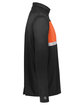 Holloway Adult Prism Bold Quarter-Zip Pullover black/ orange ModelSide