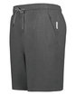 Holloway Adult Ventura Soft Knit Short carbon heather ModelQrt