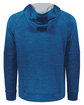 Holloway Adult All-Pro Performance Fleece Hoodie roy htr/ silver ModelBack