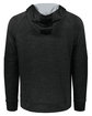 Holloway Adult All-Pro Performance Fleece Hoodie blck htr/ silver ModelBack