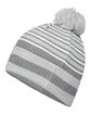 Holloway Adult Spirit Pom Beanie slv/ htr gr/ wht ModelQrt