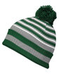 Holloway Adult Spirit Pom Beanie d g/ htr gr/ wht ModelQrt