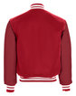 Holloway Adult Varsity Jacket scrl/ scrl/ wht ModelBack