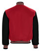 Holloway Adult Varsity Jacket scrl/ blk/ scrl ModelBack