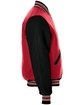 Holloway Adult Varsity Jacket scrl/ blk/ scrl ModelSide