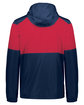 Holloway Adult SeriesX Hooded Jacket navy/ scarlet ModelBack