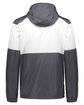 Holloway Adult SeriesX Hooded Jacket carbon/ white ModelBack