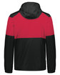 Holloway Adult SeriesX Hooded Jacket black/ scarlet ModelBack