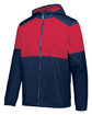 Holloway Adult SeriesX Hooded Jacket navy/ scarlet ModelQrt