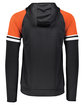 Holloway Adult Retro Grade Jacket black/ orange ModelBack