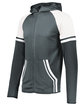 Holloway Adult Retro Grade Jacket graphite/ white ModelQrt