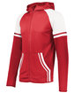 Holloway Adult Retro Grade Jacket scarlet/ white ModelQrt