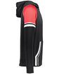 Holloway Adult Retro Grade Jacket black/ scarlet ModelSide