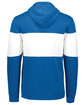 Holloway Adult All-American Hoodie royal htr/ wht ModelBack