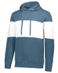 Holloway Adult All-American Hoodie storm htr/ wht ModelQrt