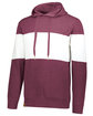 Holloway Adult All-American Hoodie maroon htr/ wht ModelQrt