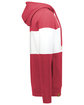 Holloway Adult All-American Hoodie scarlet htr/ wht ModelSide