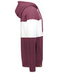 Holloway Adult All-American Hoodie maroon htr/ wht ModelSide