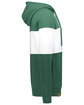 Holloway Adult All-American Hoodie d green htr/ wht ModelSide