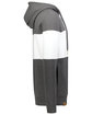 Holloway Adult All-American Hoodie carbon htr/ wht ModelSide