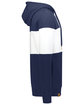 Holloway Adult All-American Hoodie navy heathr/ wht ModelSide